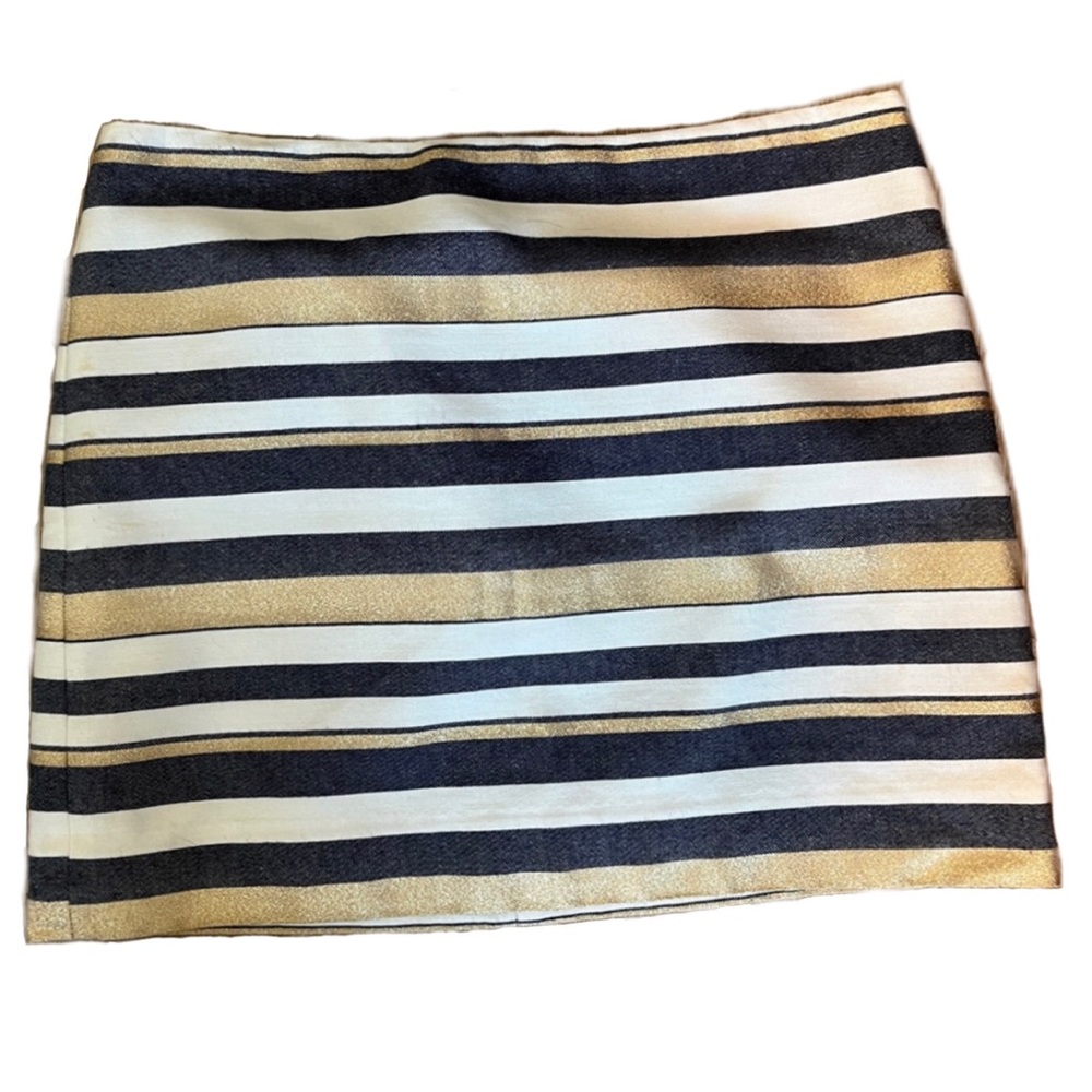 J Crew Shiny Mini Skirt sz 8 - Picture 2 of 9